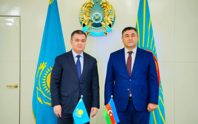 Azərbaycan və Qazaxıstan arasında əməkdaşlığın inkişafı müzakirə olunub