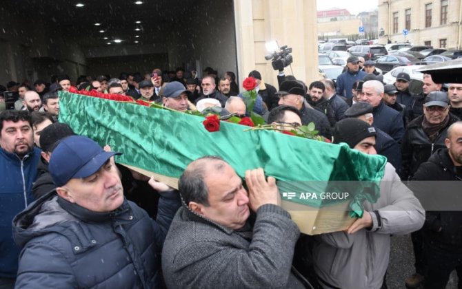 Fəzail Ağamalı dəfn edildi - YENİLƏNİB