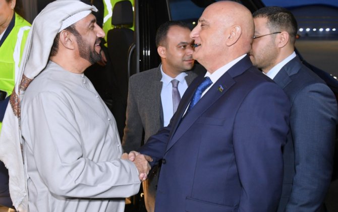 Ərəb Parlamentinin prezidenti Azərbaycana səfərə gəlib - FOTO