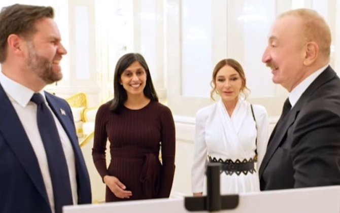 Prezident Vensə bu fotoları göstərdi - VİDEO