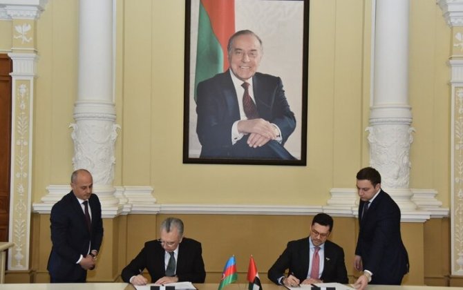 Bakı və Əbu-Dabi arasında Anlaşma Memorandumu imzalandı - FOTO