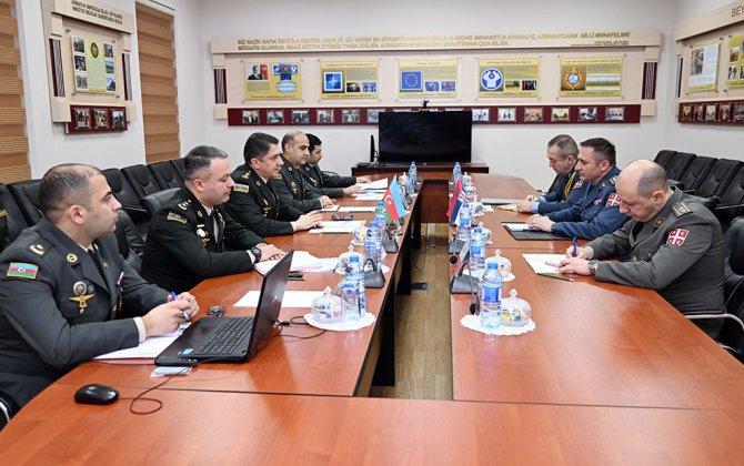 Проведены переговоры по военному сотрудничеству между Азербайджаном и Сербией