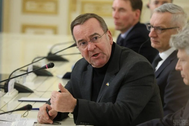 Писториус: Украине требуется €60 млрд иностранной поддержки