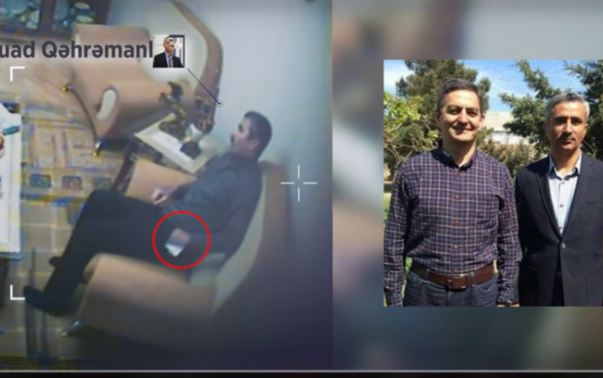 Ramiz Mehdiyev və Abbas Abbasovdan əldə edilən pulları Fuad Qəhrəmanlı belə alıb - VİDEO