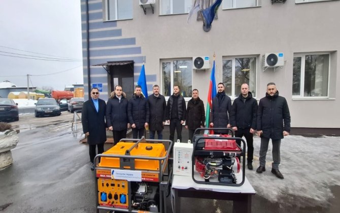 Azərbaycandan Ukraynaya generatorlar göndərildi - FOTO