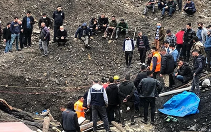 Türkiyədə kömür mədənində uçqun olub, 3 nəfər dağıntılar altında qalıb