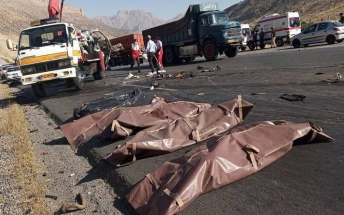 İranda Əfqanıstan vətəndaşlarını daşıyan maşınlar qəza törədib, 4 nəfər ölüb, 21 yaralı var