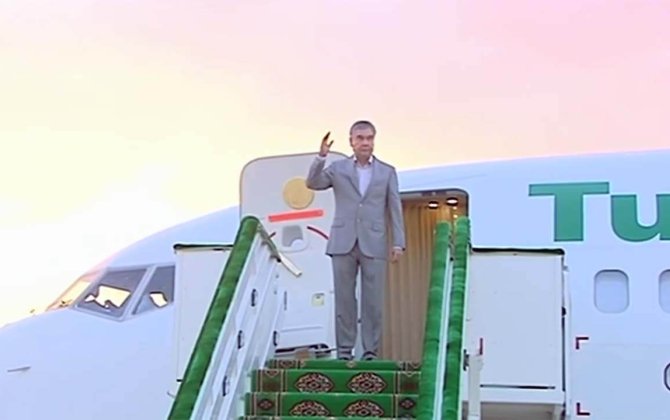 Начался визит Гурбангулы Бердымухамедова в США