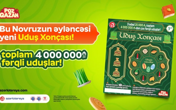 Novruza özəl yeni “Uduş xonçası” lotereyası satışa çıxıb