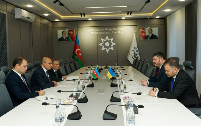 Azərbaycanla Ukrayna arasında mina təhlükəsi ilə mübarizə üzrə əməkdaşlıq müzakirə edilib - FOTO
