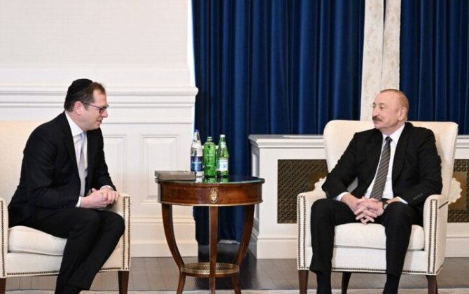 Ильхам Алиев в Вашингтоне-ФОТО