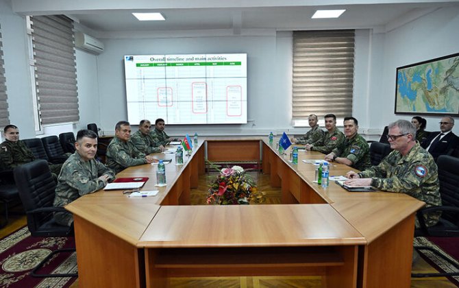 Представители Минобороны Азербайджана встретились с экспертами мобильной группы НАТО-ФОТО
