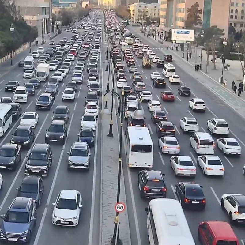 Bu ərazilərdə tıxac var