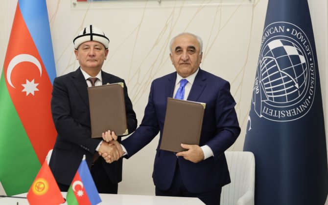 UNEC və Qırğız Milli Universiteti arasında magistratura üzrə ikili diplom proqramı icra olunacaq