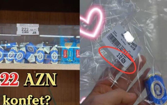 Bakıda kiloqramı 222 manata konfet SATILIR - 