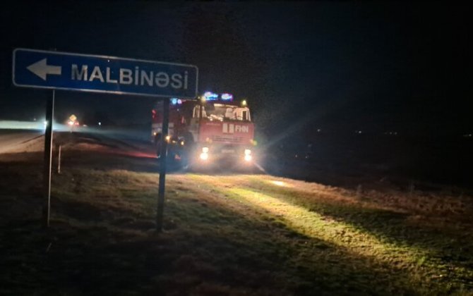 Yevlax və Beyləqanda meşə ərazisində baş vermiş yanğınlar söndürüldü