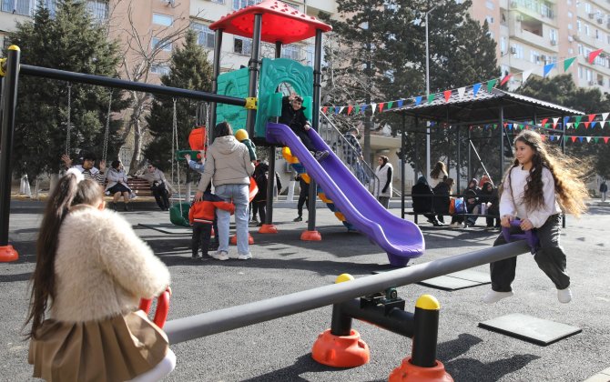 В Баку благоустроили очередной двор