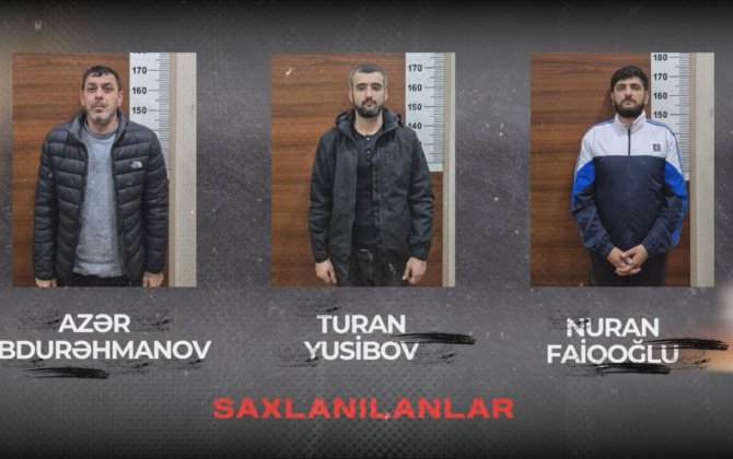 Bakıda əməliyyat: Saxlanılanlar var - VİDEO