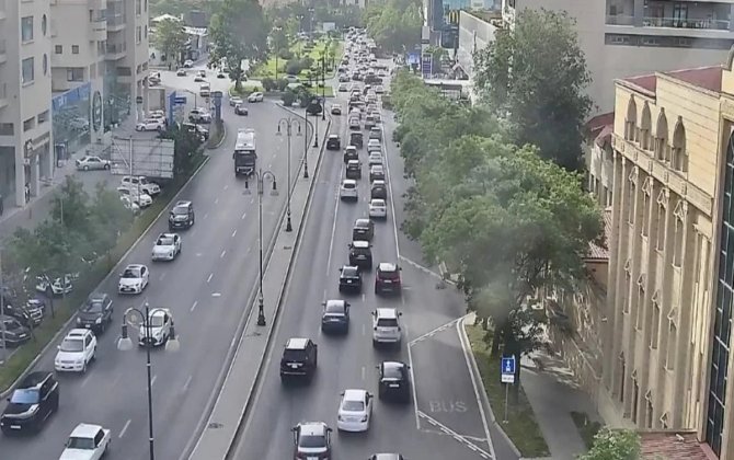 Bakıda bəzi küçələrdə nəqliyyatın hərəkətinə məhdudiyyət tətbiq olunacaq