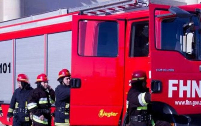 Yaşayış binasında yanğın baş verib