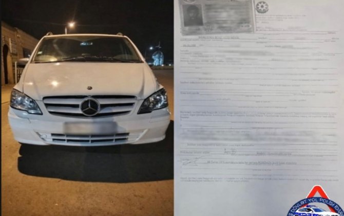 Narkotikin təsiri altında avtomobil idarə edən şəxs sürücülük hüququndan MƏHRUM EDİLDİ