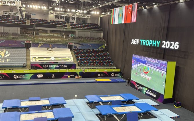 В Баку стартовал Кубок мира по батутной гимнастике и тамблингу