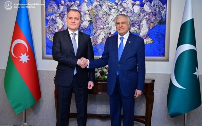 Ceyhun Bayramov pakistanlı həmkarı ilə danışdı