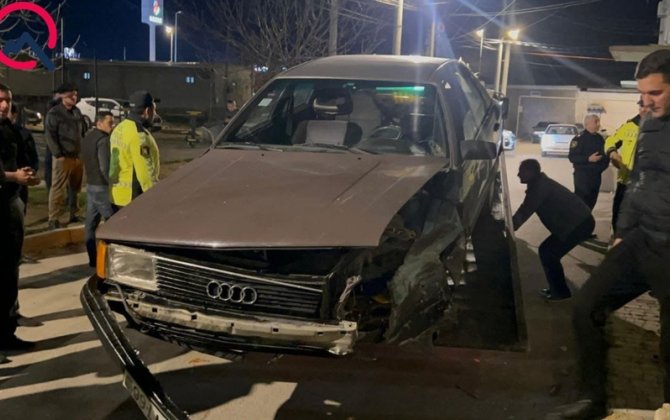 “Audi” 4 nəfəri birdən vurdu - FOTO