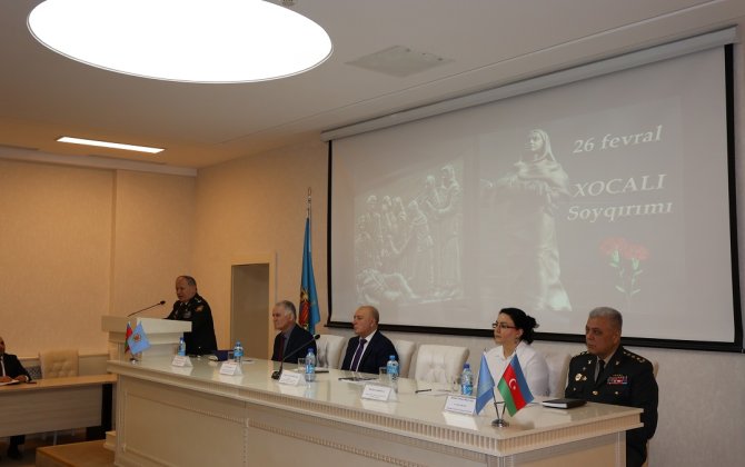 “Xocalı: Silinməyən yaddaşımız – Ədalətin hökmü” mövzusunda konfrans keçirilib