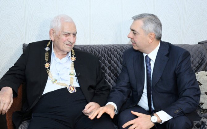 Nəriman Həsənzadəyə “Heydər Əliyev” ordeni təqdim edildi - FOTOLAR