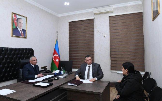 Rövşən Rzayev vətəndaş qəbulu keçirib - FOTO