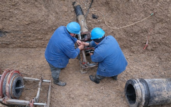 Zabrat qəsəbəsində su xəttində qəza aradan qaldırılıb