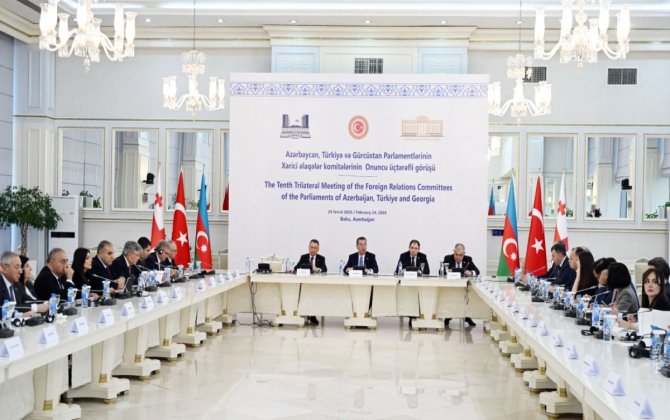 Bakıda Azərbaycan, Türkiyə və Gürcüstan parlamentlərinin üçtərəfli görüşü keçirilib