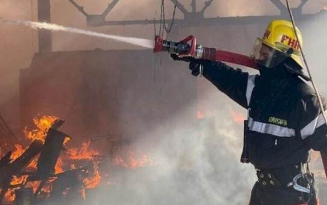 Yevlaxda baş vermiş yanğın zamanı xəsarət alan kafe sahibi vəfat etdi