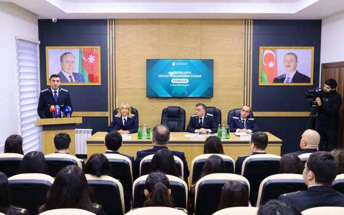 Baş Prokurorluq amnistiya aktı ilə bağlı seminar keçirdi - FOTO