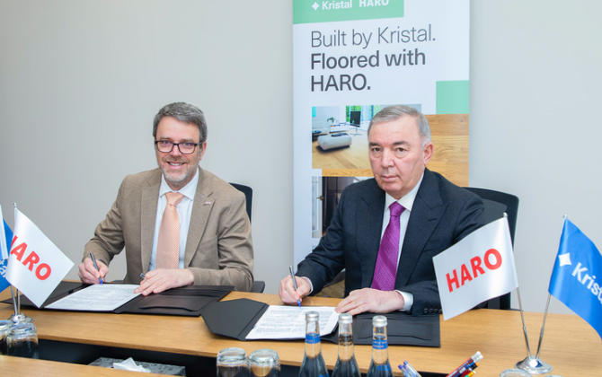 “Kristal” Almaniyanın parket və laminat bazarında TOP istehsalçılardan biri olan HARO şirkəti ilə tərəfdaşlığa başladı!