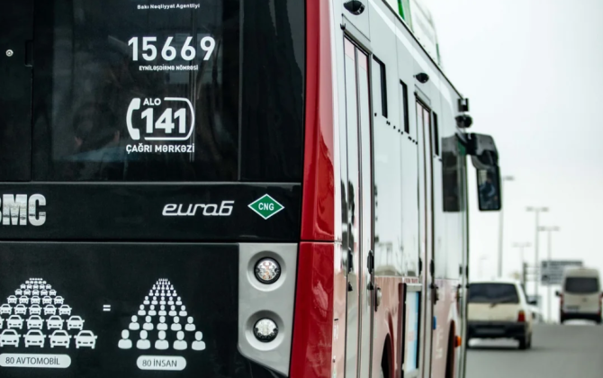 Bakıda 8 marşrutun hərəkət sxemi müvəqqəti dəyişdirilir