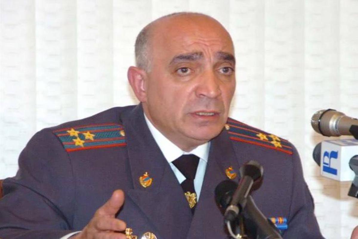 Ermənistanda keçmiş yüksək rütbəli polis zabiti həbs edilib