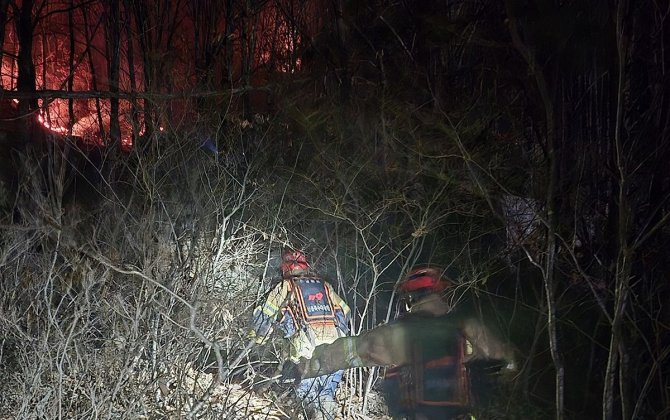 Ночной полет закончился крушением истребителя в Южной Корее