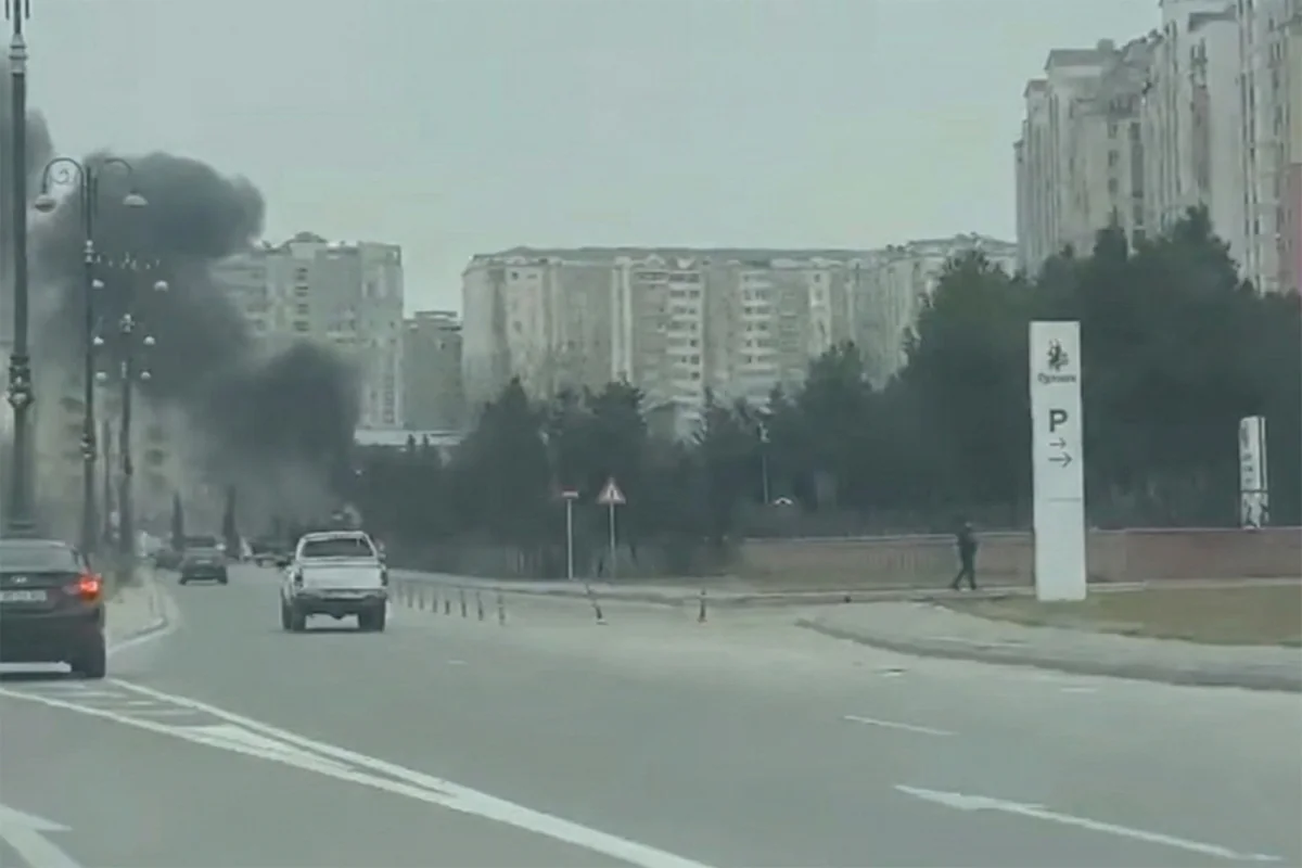 Nərimanov rayonunda YANĞIN BAŞ VERİB - VİDEO