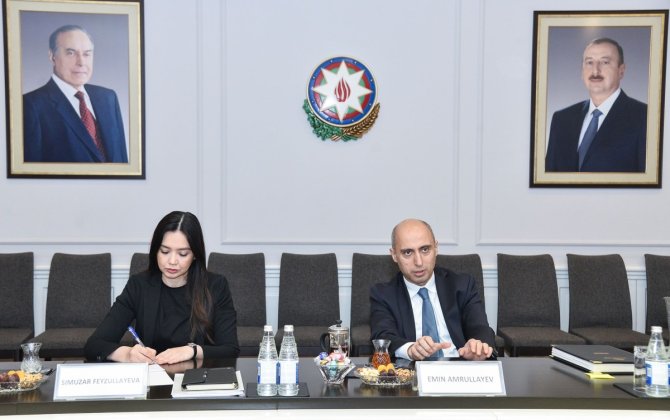 Emin Əmrullayev Türkiyənin və Macarıstanın Azərbaycandakı səfiri ilə görüşüb - FOTO