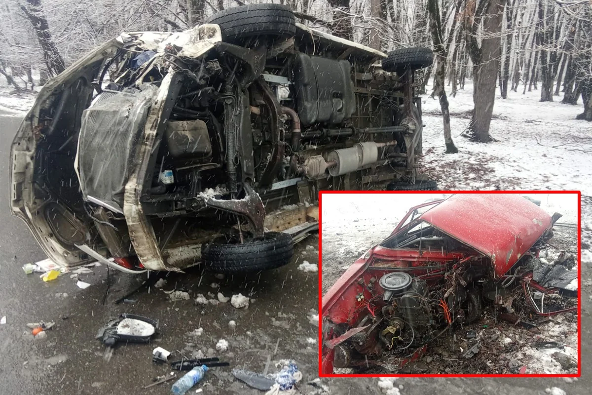 Azərbaycanda dəhşətli qəza - Ölənlər və yaralananlar var