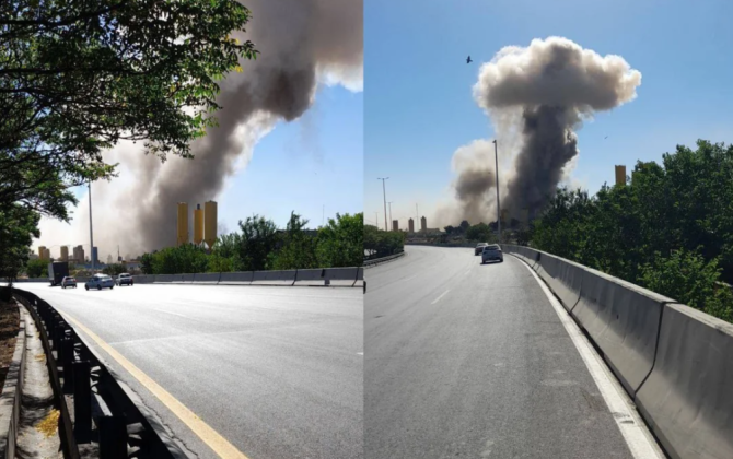 İranda prezidentin iqamətgahı, məmurların evləri zərbələrə məruz qalıb