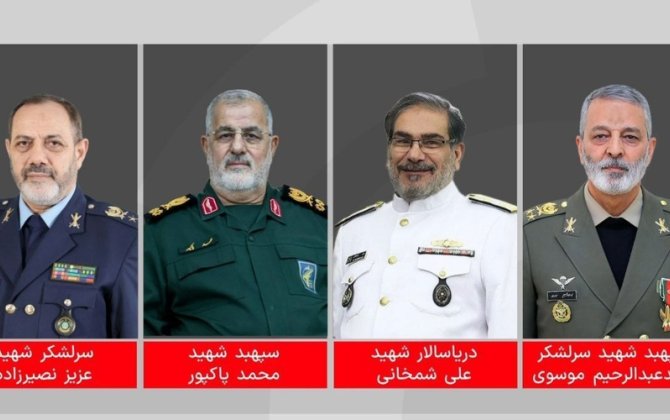 İranda hərbi rəhbərlik qalmadı: İsrailin hədəf aldığı generalların ölüm siyahısı