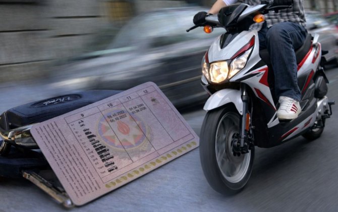 Bu tarixdən moped idarə edənlərdən sürücülük vəsiqəsi tələb olunacaq