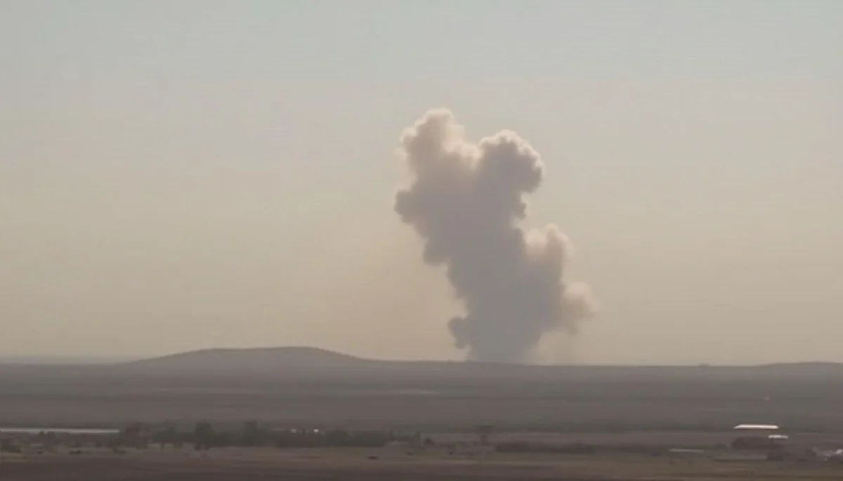 Təbrizdə hərbi hava bazası hücuma məruz qalıb - VİDEO