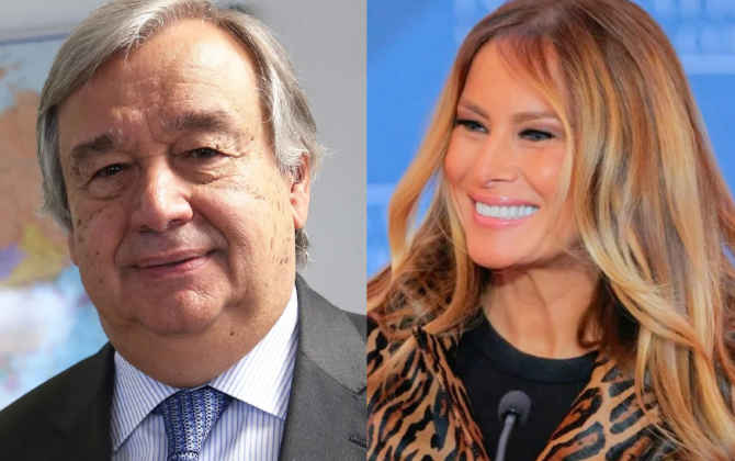 BMT Baş katibi Melaniya Tramp ilə görüşəcək