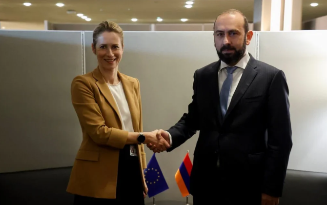 Mirzoyan və Kallas Yaxın Şərqdəki gərginliyi müzakirə ediblər