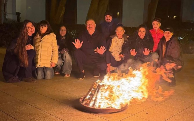Мехрибан Алиева поделилась публикацией по случаю «Од чершенбеси»-ФОТО