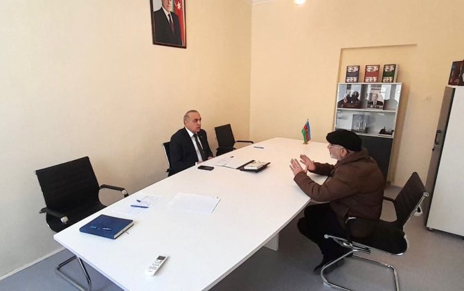 Deputat Azay Quliyev seçicilərin növbəti qəbulunu keçirib - FOTO